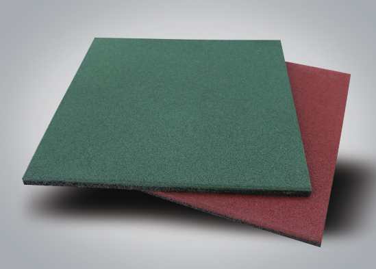  彩色橡胶地板砖